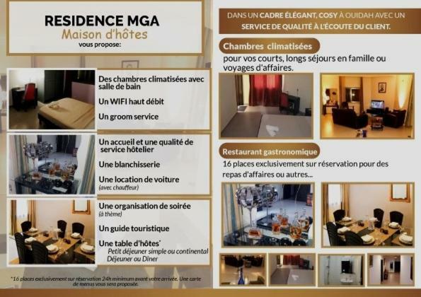 Residence Mga Hotel Ouidah Dış mekan fotoğraf